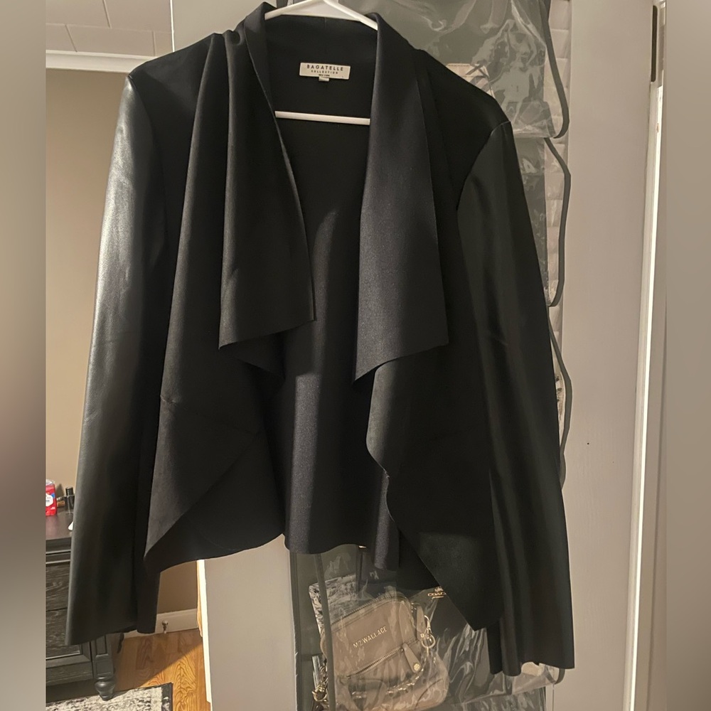 Bagatelle Collection Drape Open Front Jacket - image 1